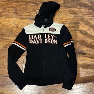 Harley Davidson Mechanic Style Zip up Hoodie